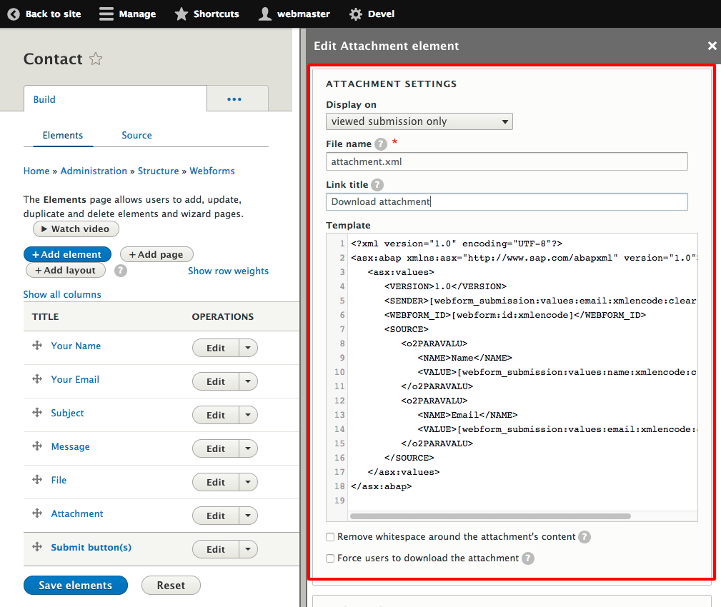 How to send email attachments? form Cookbook Drupal Wiki guide