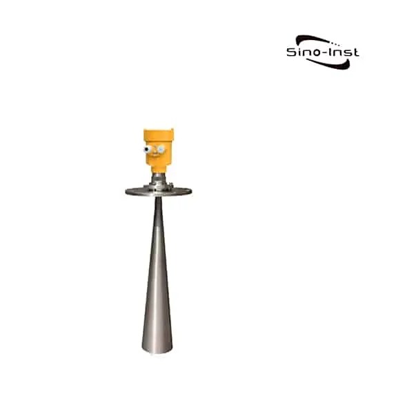 Radar level sensor for solids Dust solid level measurement