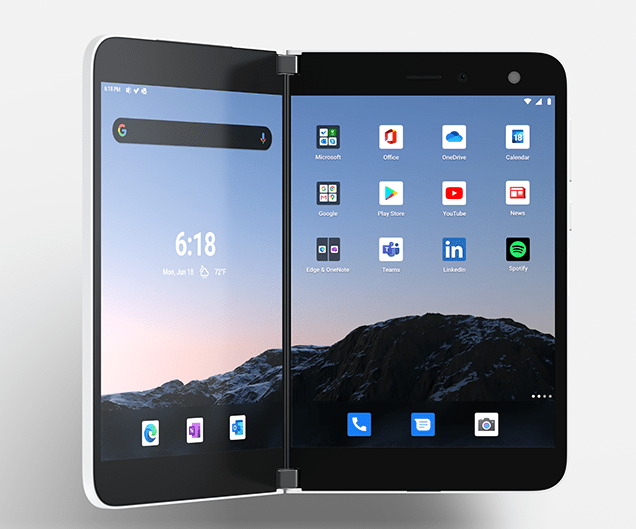 Surface Duo brings mobile productivity powered by two screens + M365