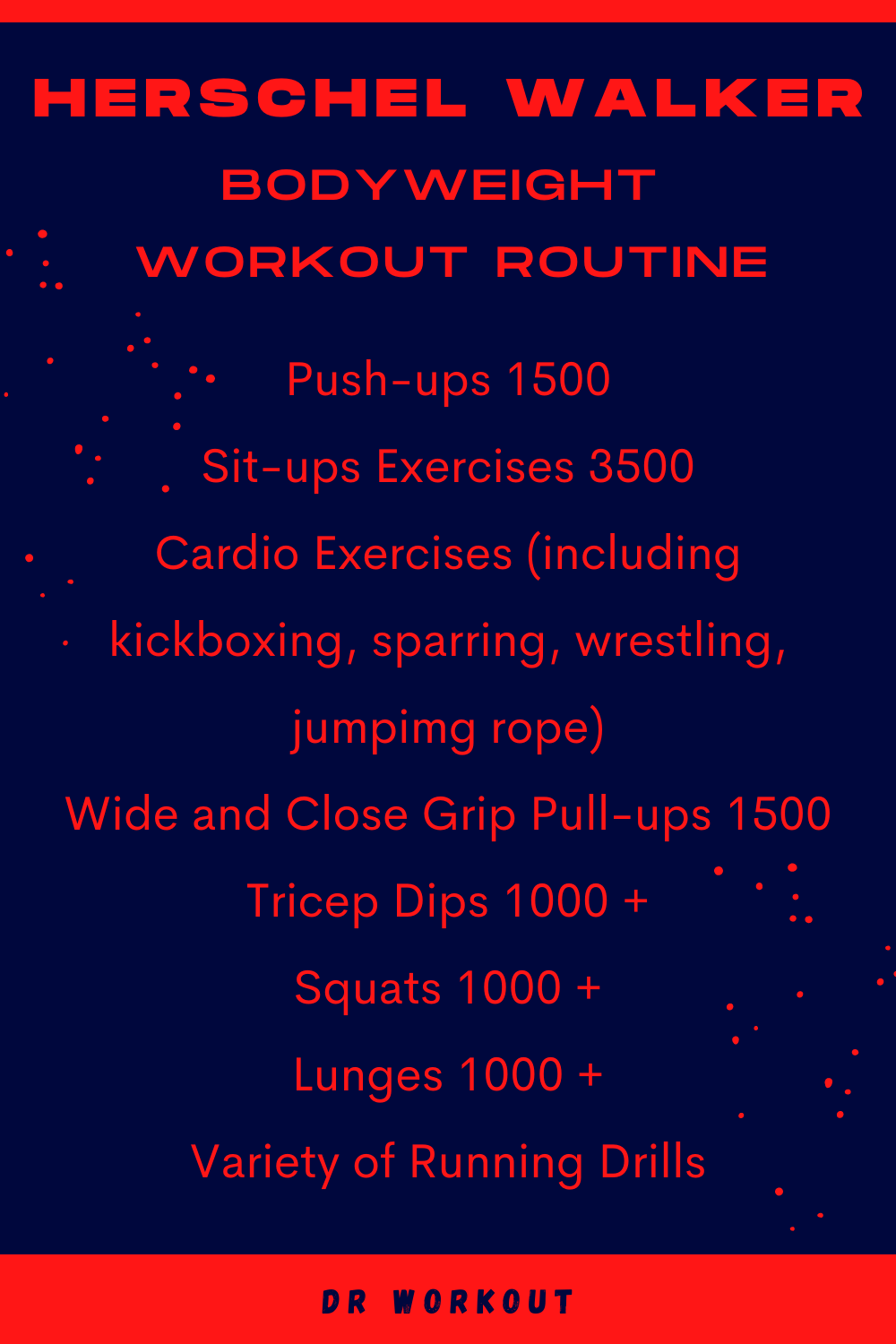 Herschel Walker Workout Routine Savage Fitness and Self Defense