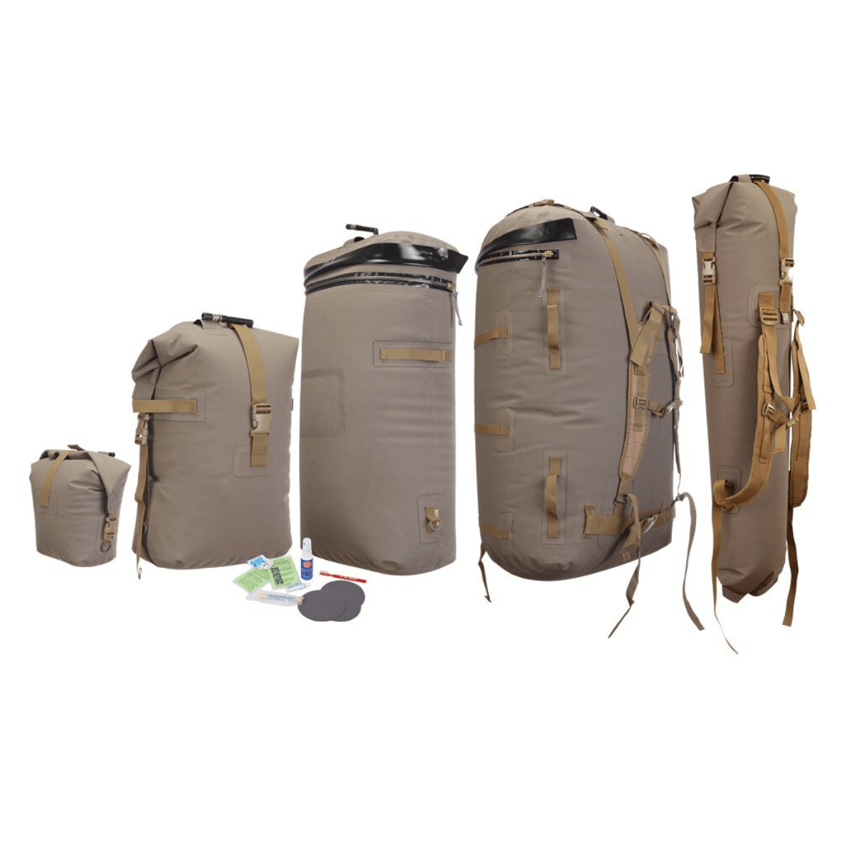 12000 SOF Waterproof Bag System, 5 Bag Set Watershed Drybags
