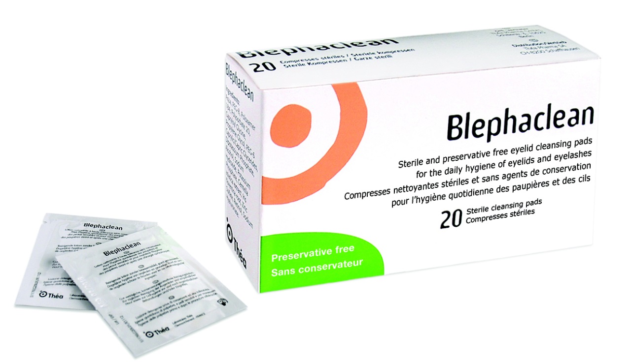 Blephaclean Eyelid Hygiene Wipes Dry Eye Therapy