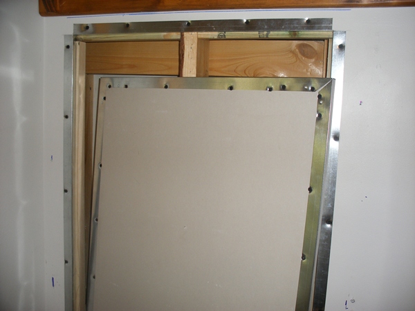Building a Plumbing Access Panel in Drywall