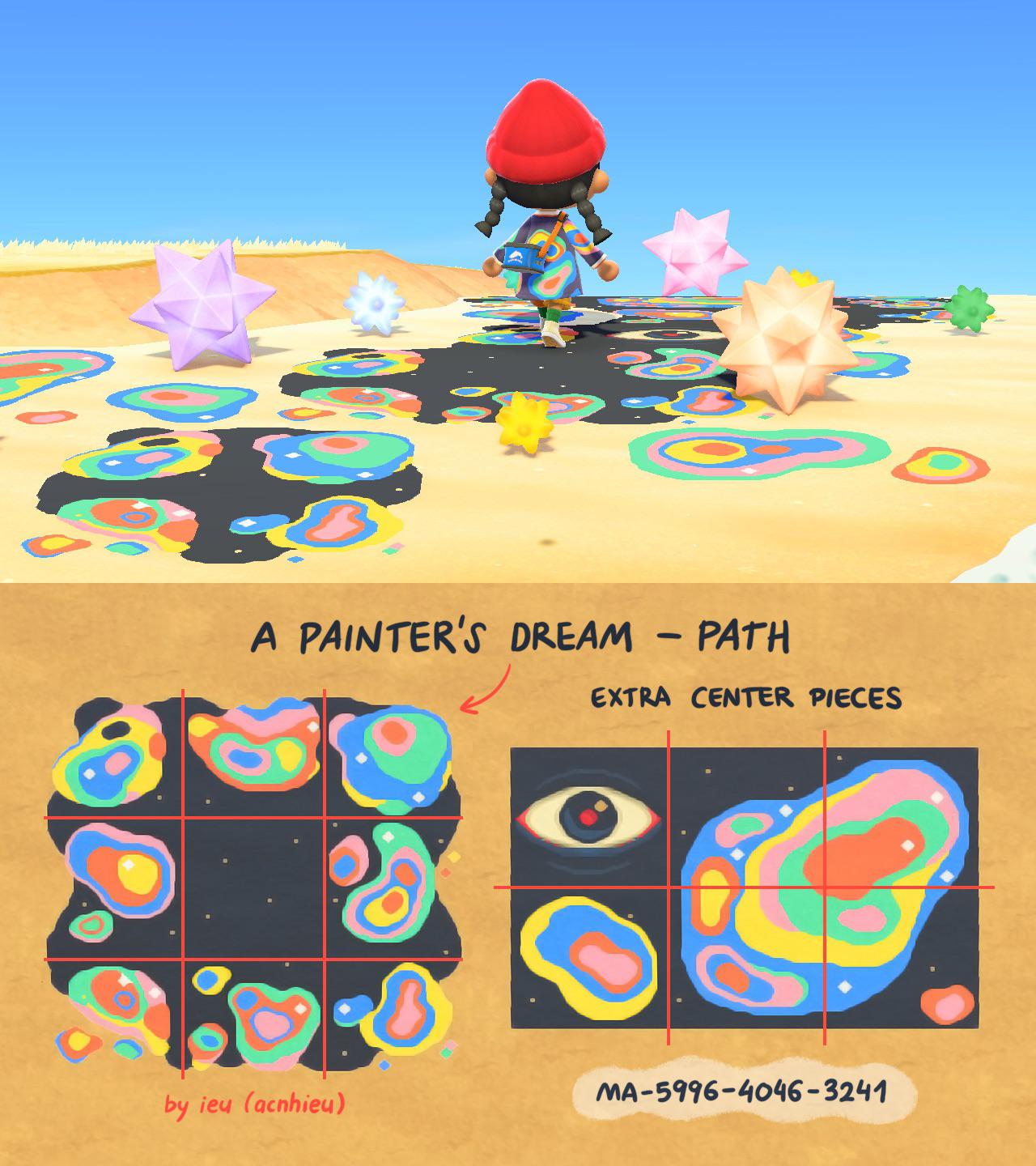Animal Crossing Paint spill path! Nintendo DS Action Replay Codes & Animal Crossing QR Codes