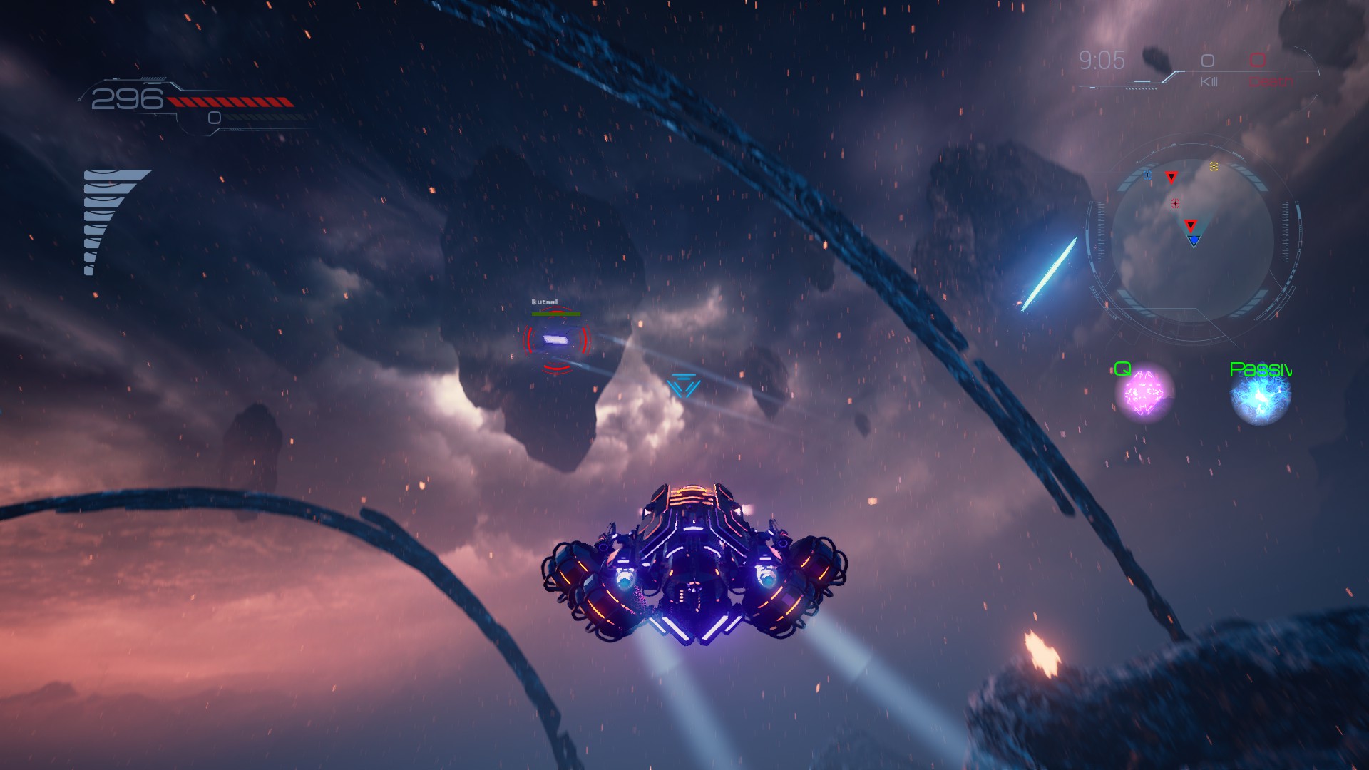 Unreal Engine 4powered surreal flight game, Voidrunner