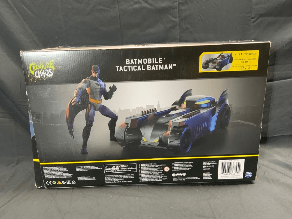 DC Batman 2020 16inch Batmobile with 12inch Tactical Batman Action