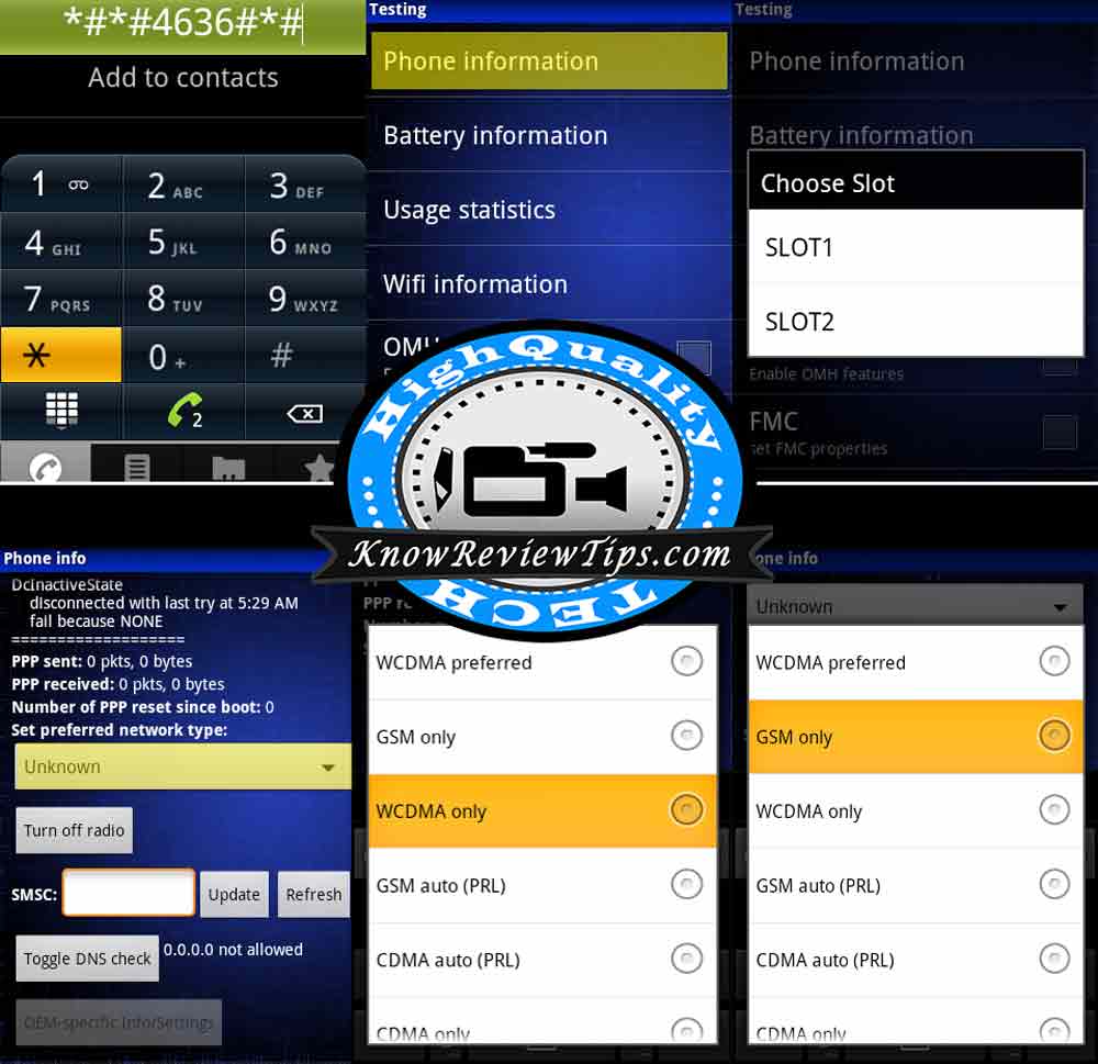 How to Switch / Change 2G to 3G 4G LTE only Network mode in Android Phone