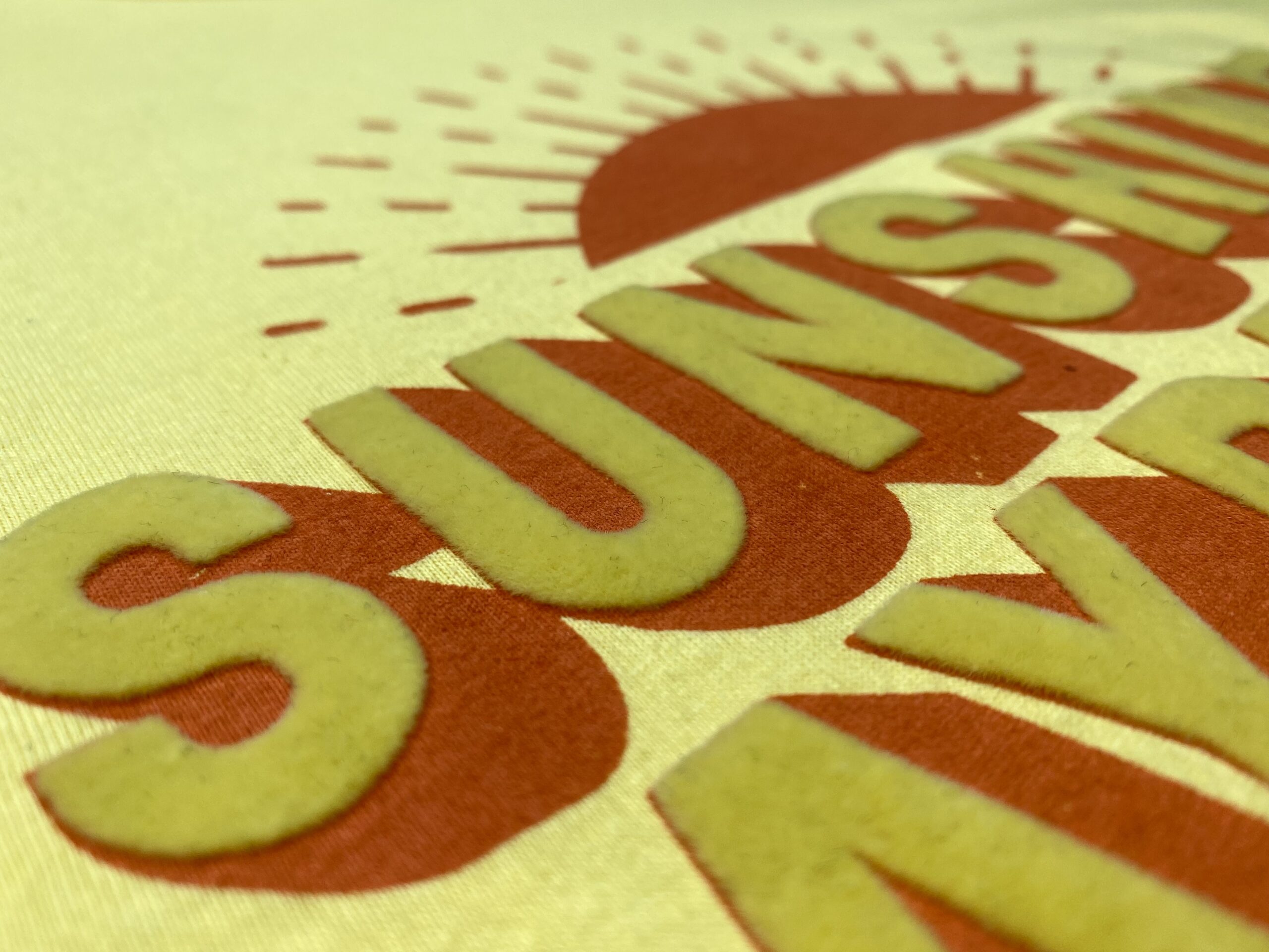 Custom Flock Printing [Any Color Any Shade] DTLA Print