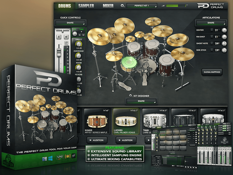 メタル系、ハードロックに強いPerfect DrumsおよびPerfect Drums ElemensがAmazonで発売開始。1月11日まで