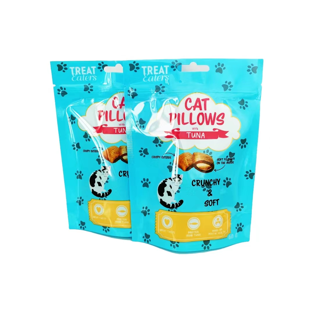 Hot sale Custom Pet food stand up pouch plastic bag for packaging cat foodDTPAC