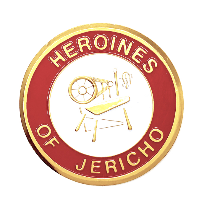 HEROINES OF JERICHO Car Emblems by D. Turin & Company