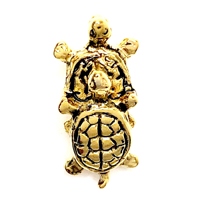 FERTILE TURTLE PIN Pins by D. Turin & Company