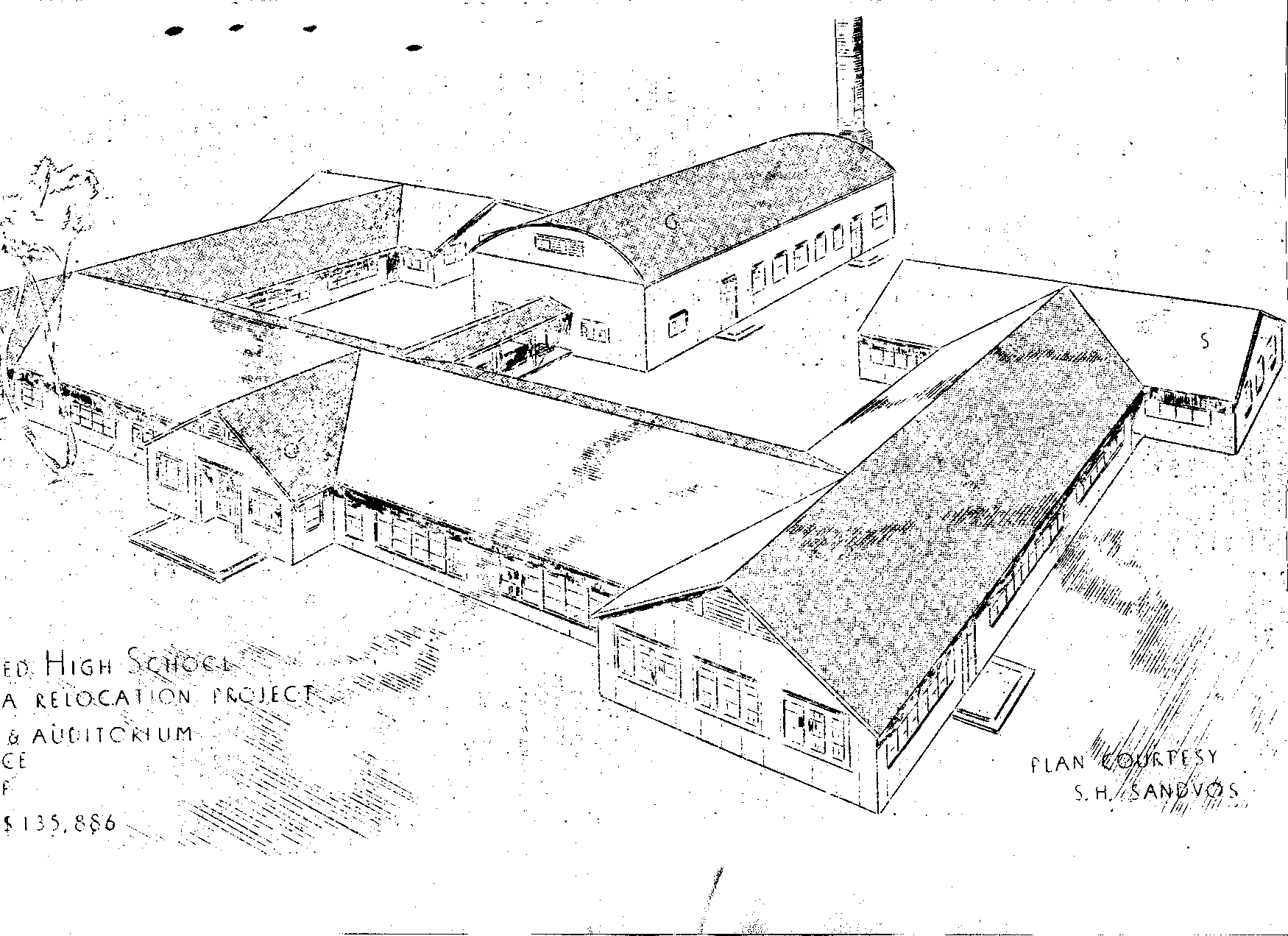 High School Building Map