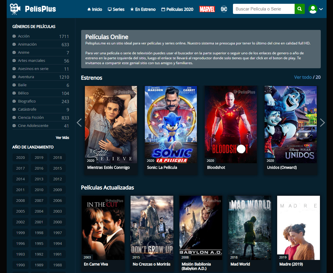Sitios para ver Peliculas y Series gratis ⋆