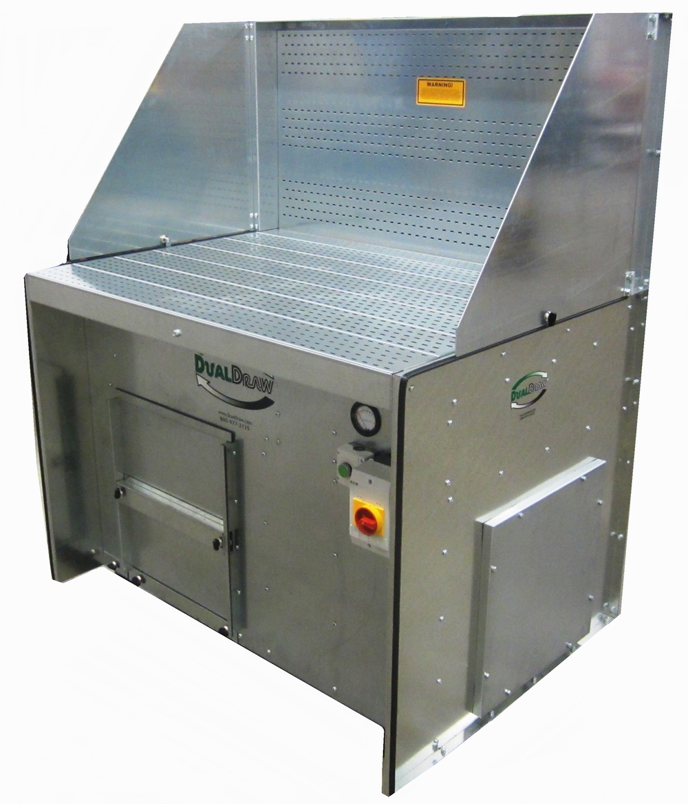 Portable Downdraft with SelfCleaning Filters DualDraw