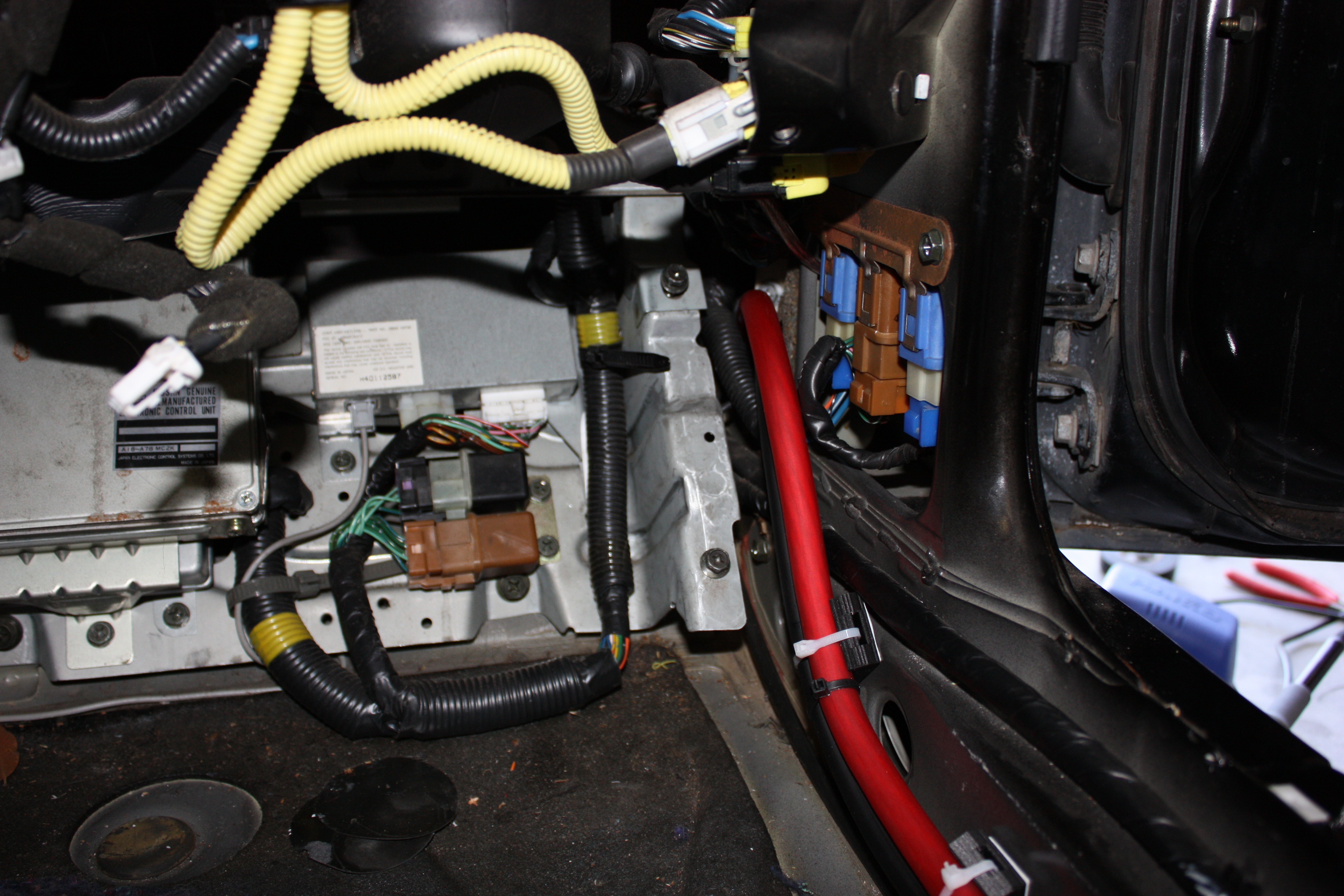 300ZX Restoration Battery Relocate