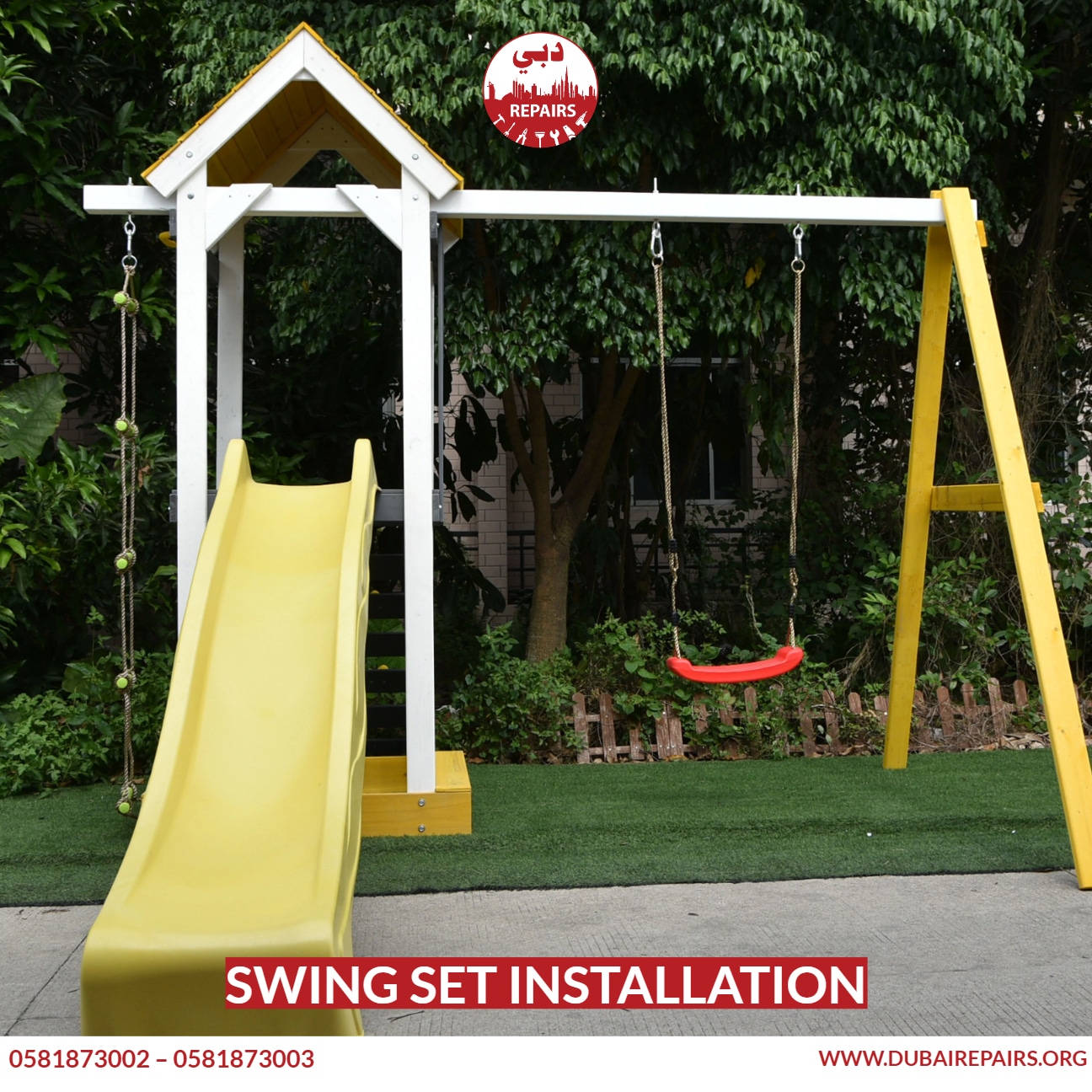 Swing Set Installation 0581873003 Dubai Repairs