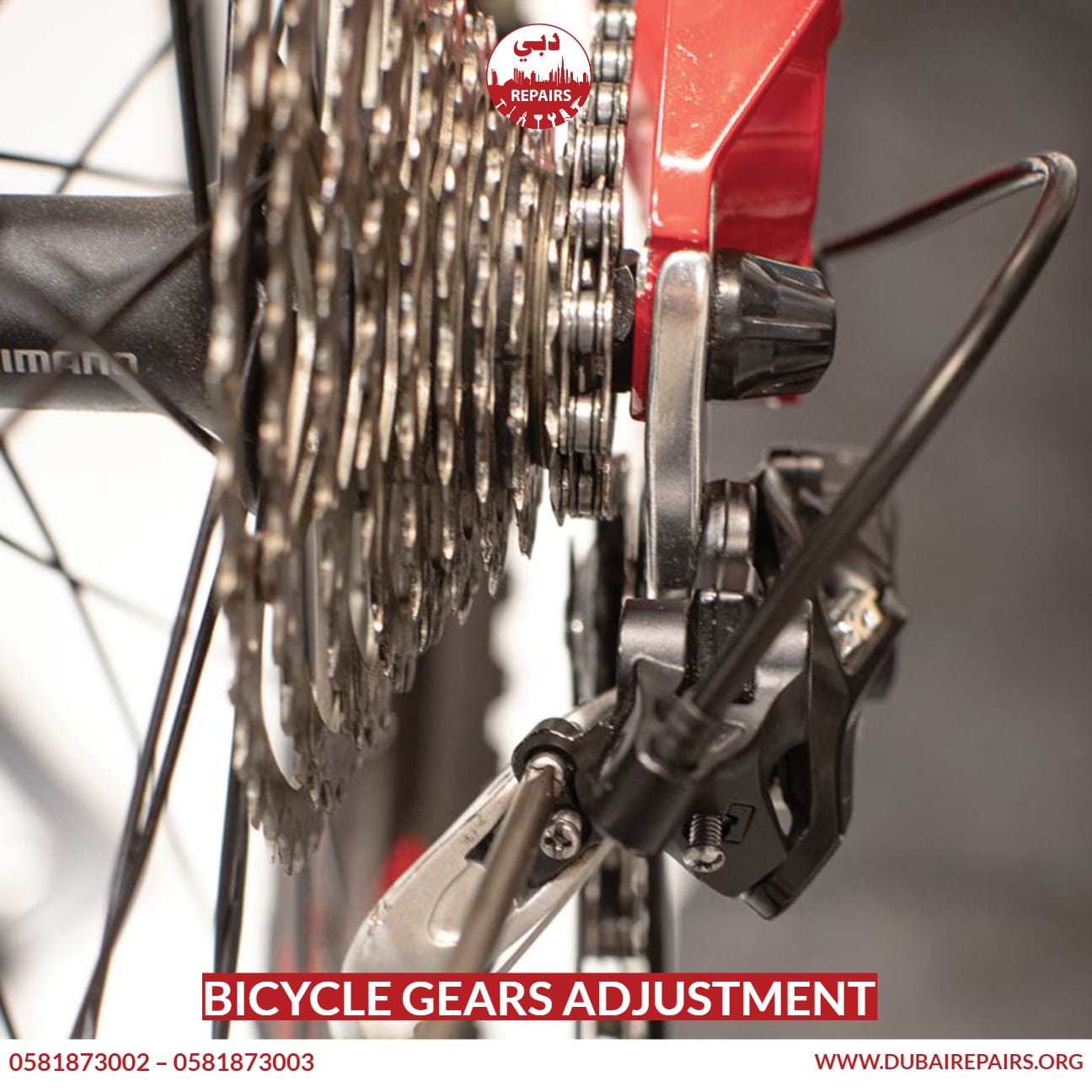 Bicycle Gears Adjustment 0581873003 Dubai Repairs