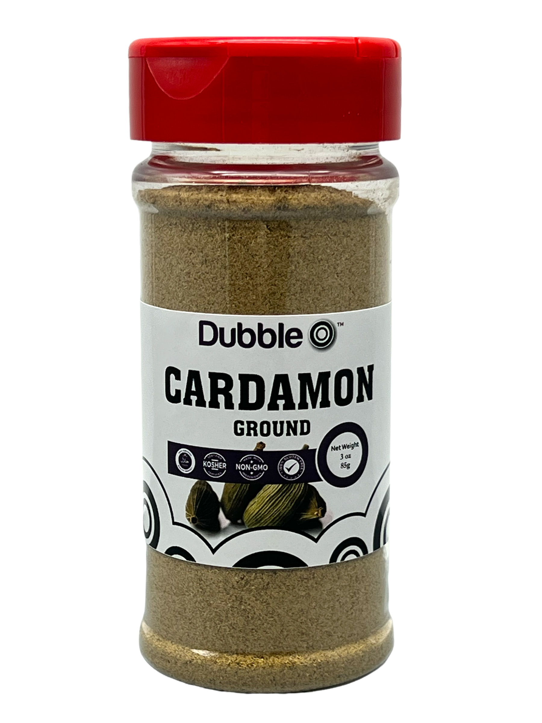 Ground Cardamon Powder 3 oz Dubble O Quality Herbs and Spices