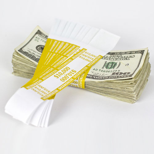 SC12D 10,000 Hundreds Currency Straps
