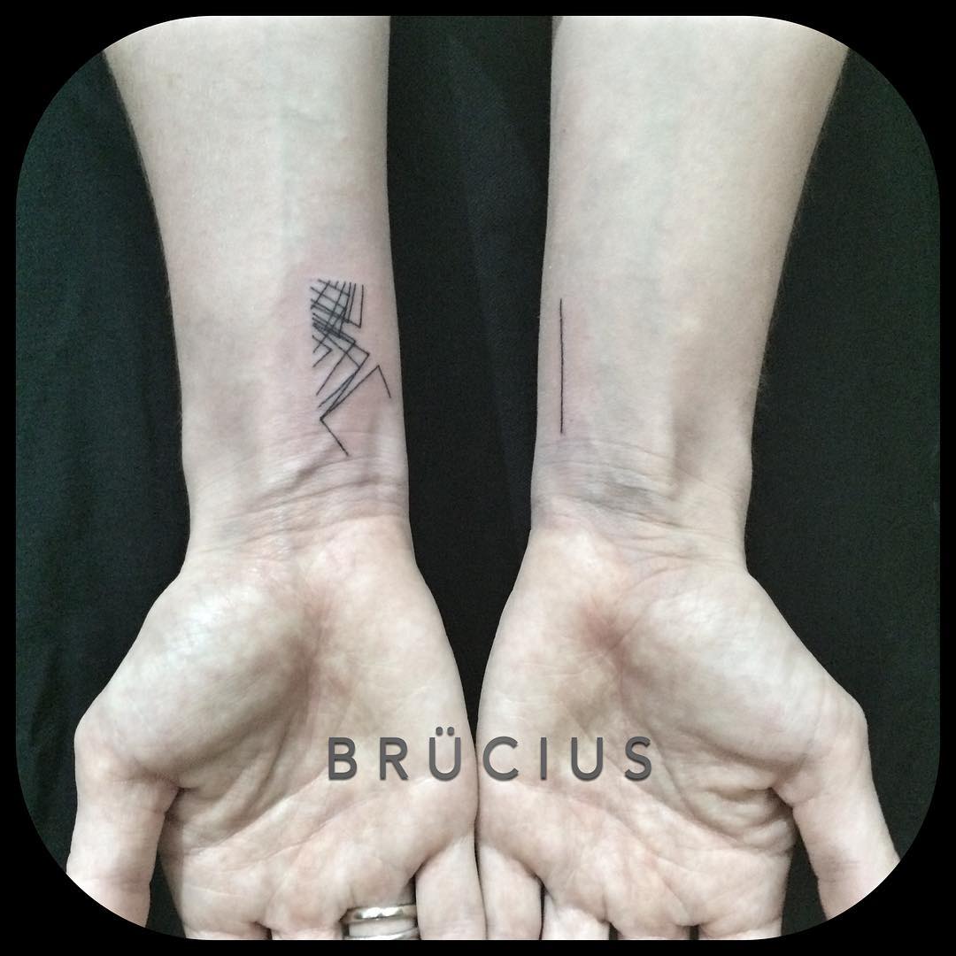 Small Geometry Tattoos on Wrists Best Tattoo Ideas Gallery