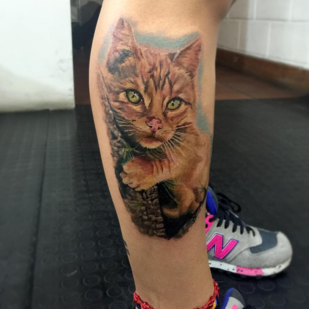 Cat Tattoo Portrait Best Tattoo Ideas Gallery