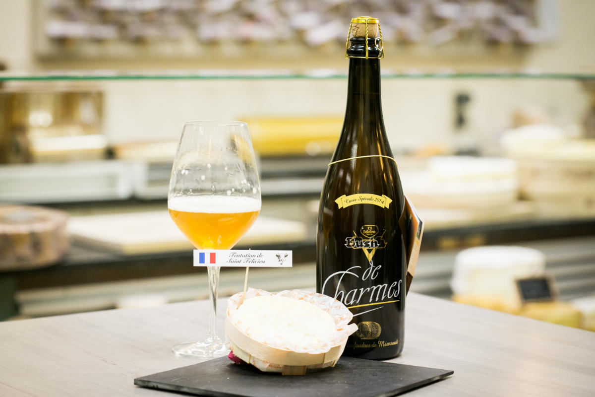 Cheese pairing Bush de Charmes Dubuisson