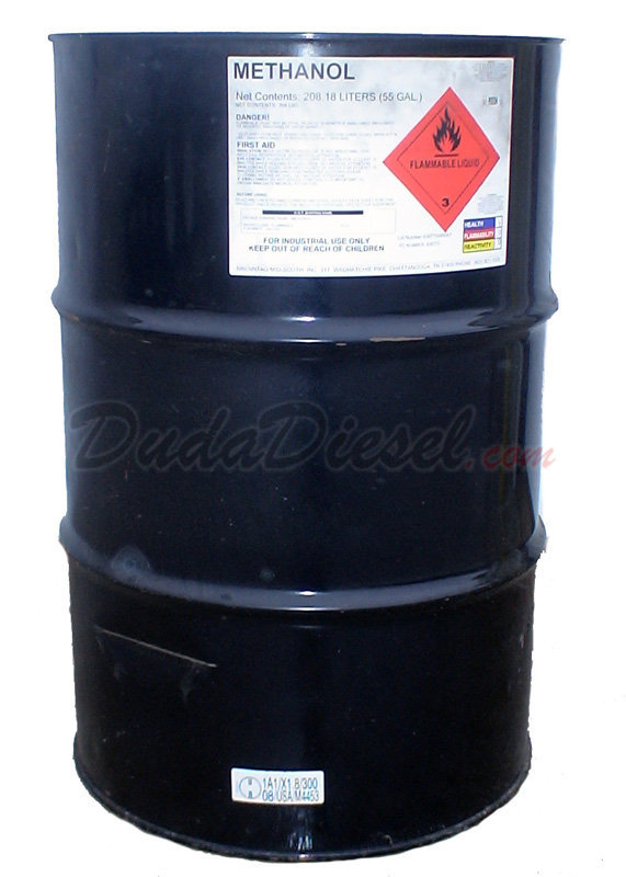 Methanol, 55 Gallon Drum [methdrum] DudaDiesel Biodiesel Supplies