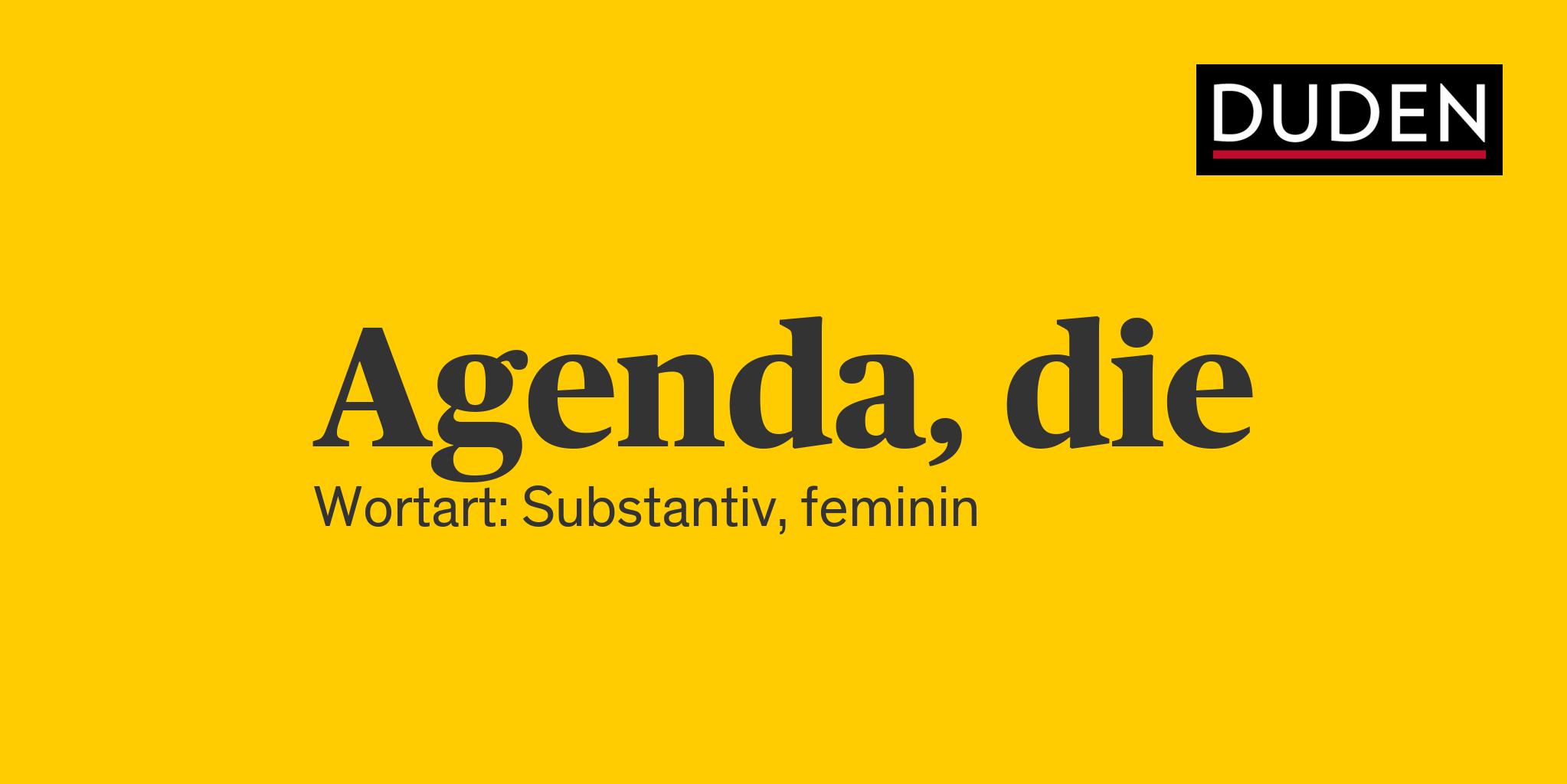 Synonyme zu Agenda Anderes Wort für Agenda Duden