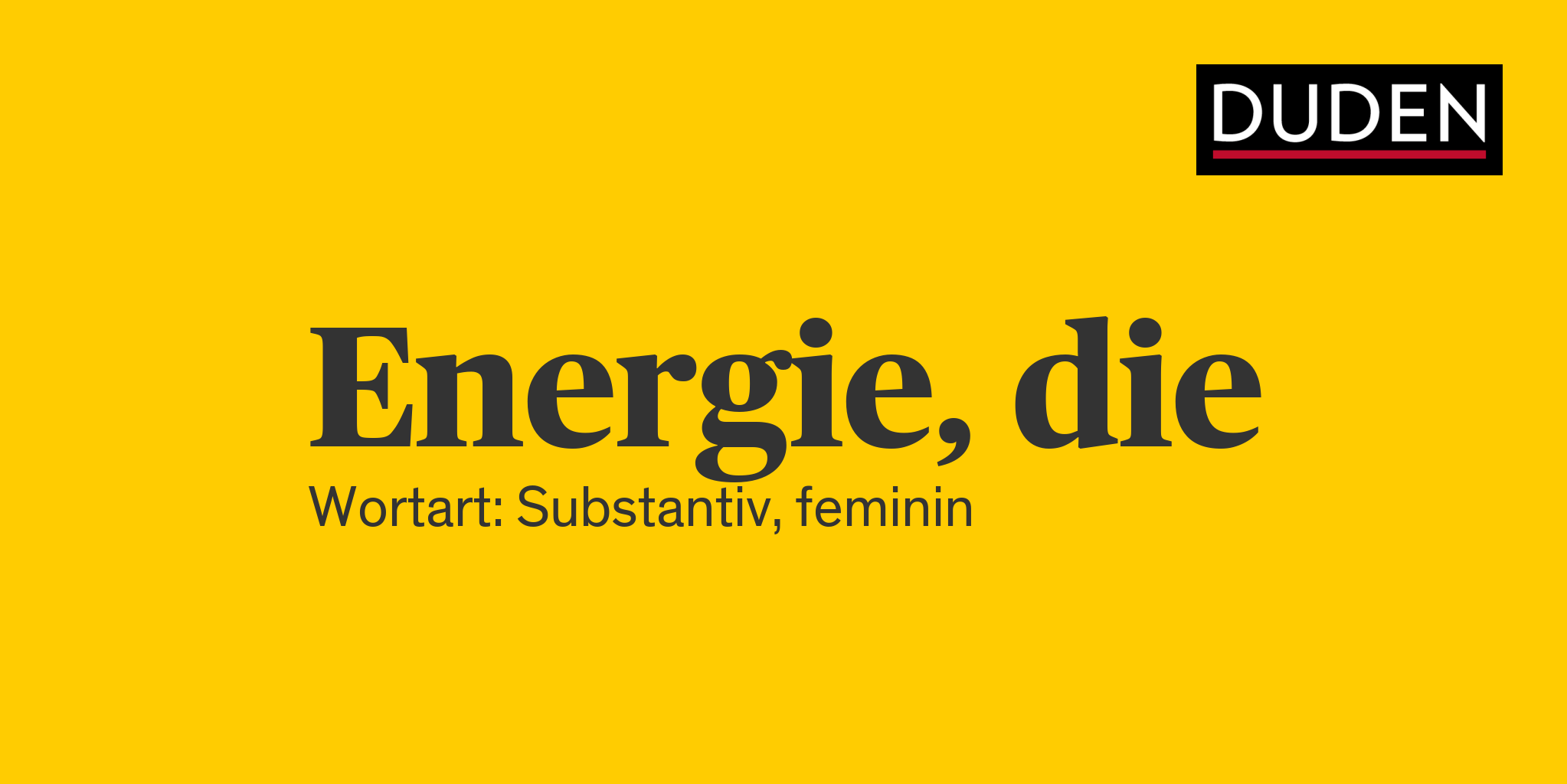 Synonyme zu Energie Anderes Wort für Energie Duden