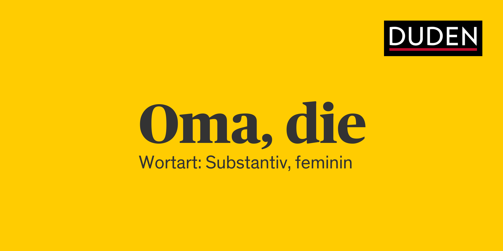 Synonyme zu Oma Anderes Wort für Oma Duden
