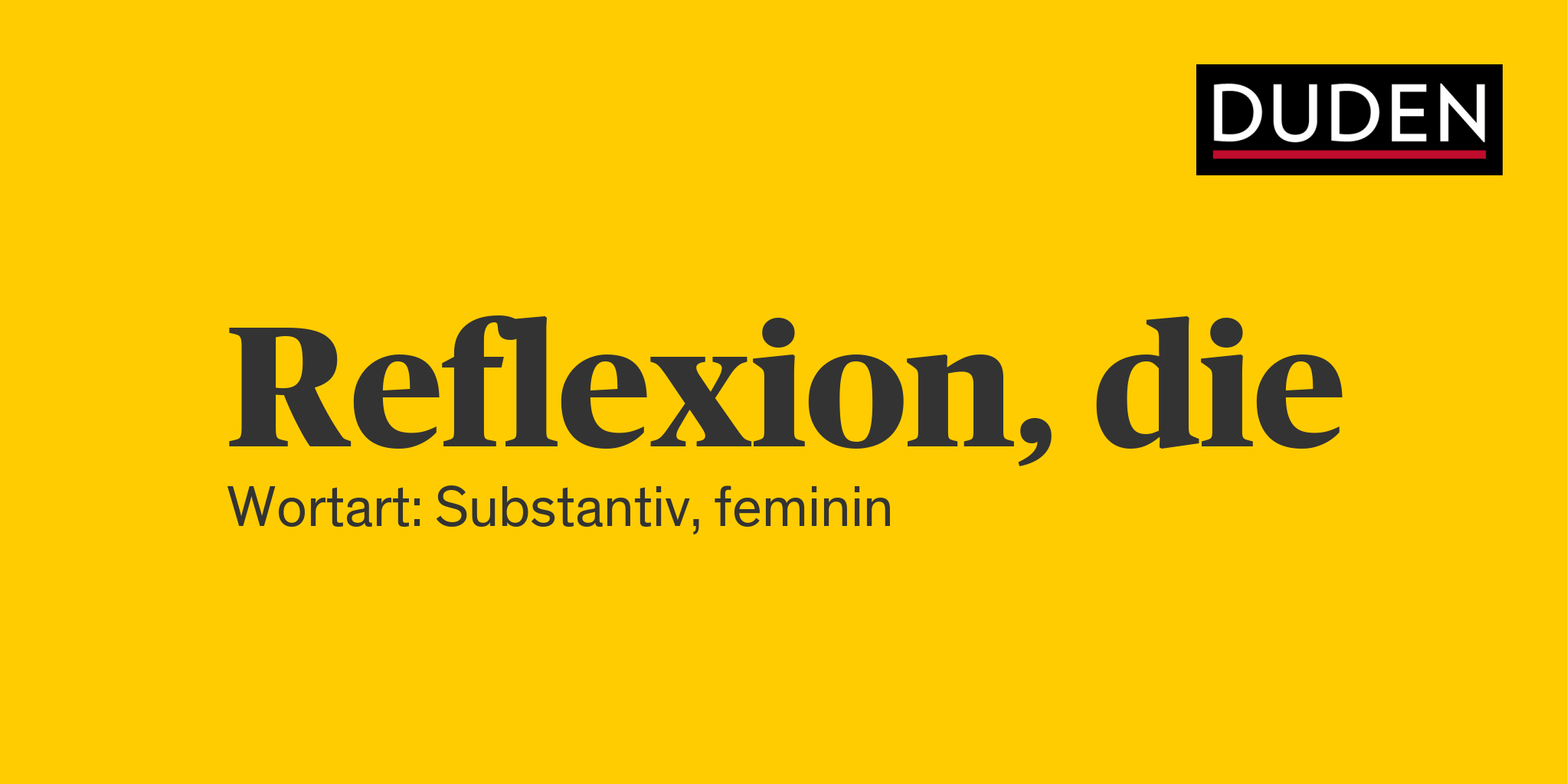 Synonyme zu Reflexion Anderes Wort für Reflexion Duden