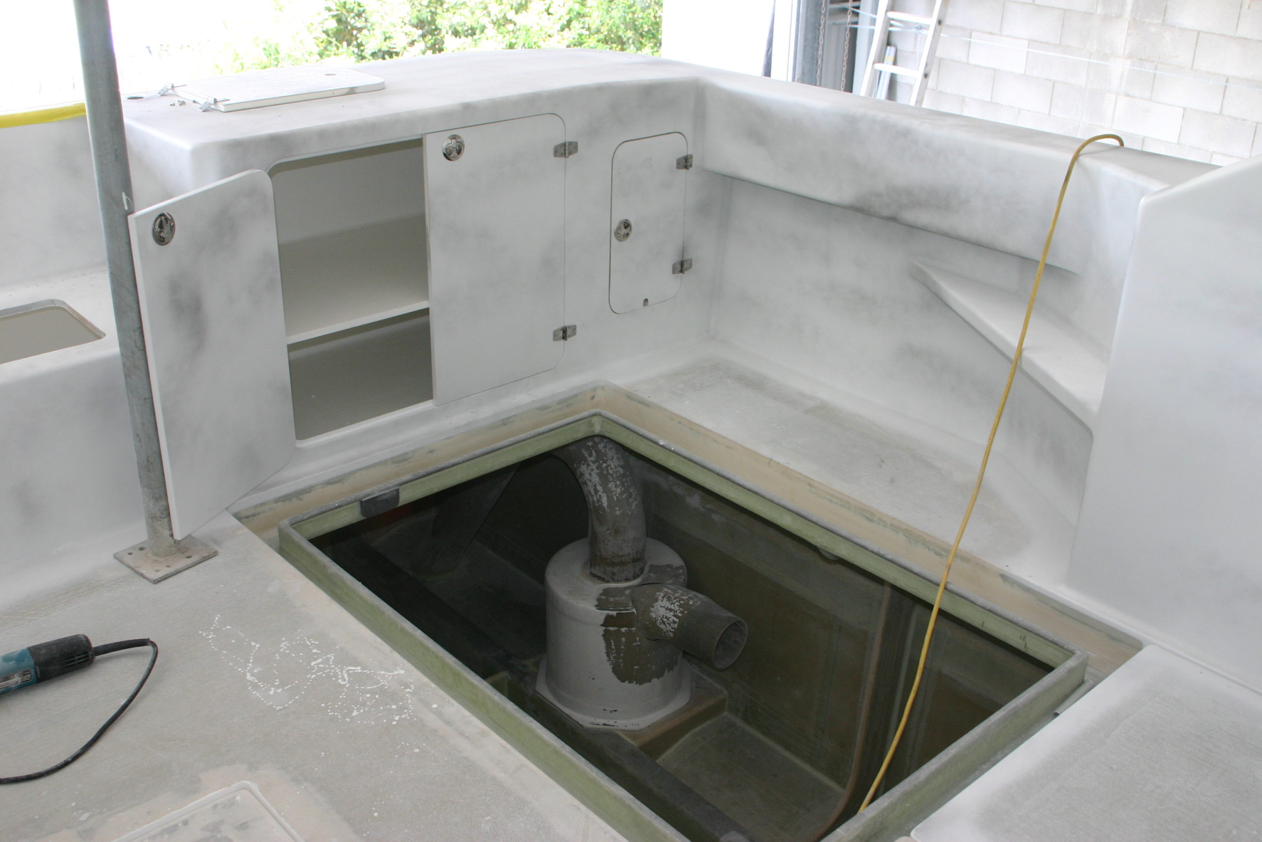 Engine Room Duflex Boat Construction Lightweight Building Panels