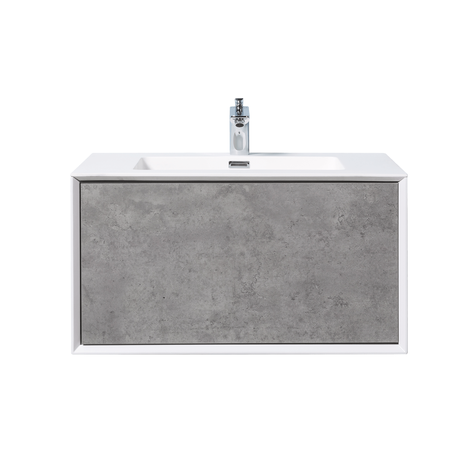 Duko Frula 30 Wall Mounted Bathroom Vanity with Sink Combo Modern