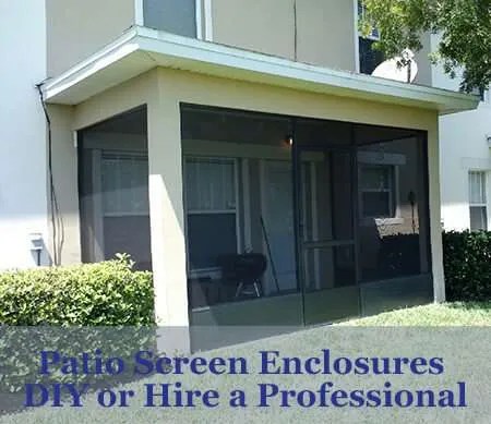 How To Make A Screen Patio Enclosure - Patio Ideas