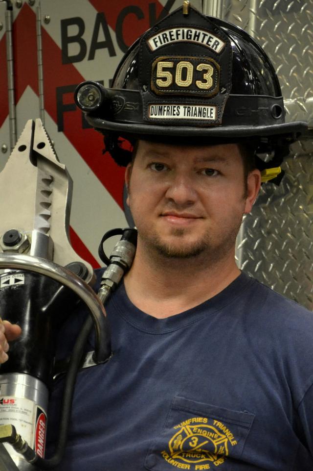 Assistant Chief Christopher Griffin Dumfries Triangle Volunteer Fire