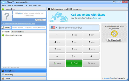 How to Send SMS Text Messages with Skype dummies