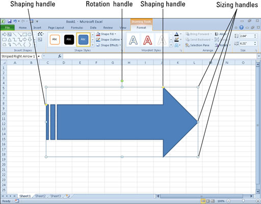 The Basics of Excel 2010's Graphic Objects - dummies