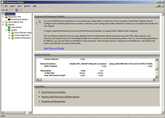 Network Administration Monitoring Performance dummies