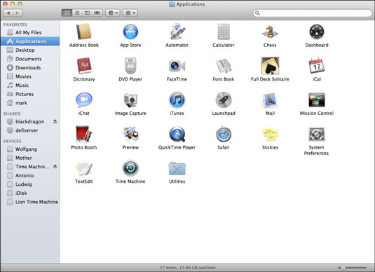 Set Icon View Options in the Finder on Your MacBook dummies