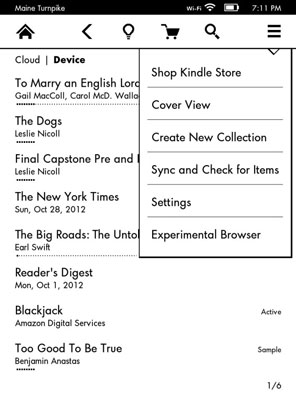 How to Use the Browser on Your Kindle Paperwhite - dummies