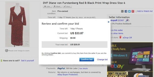 How to Bid on an eBay Auction dummies