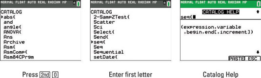 The TI-84 Plus Calculator Catalog - dummies