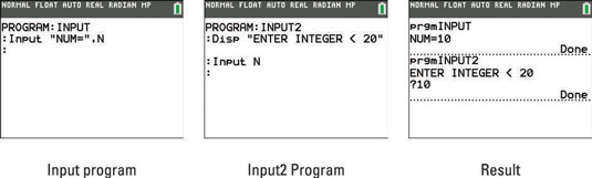 Input Commands for the TI-84 Plus - dummies