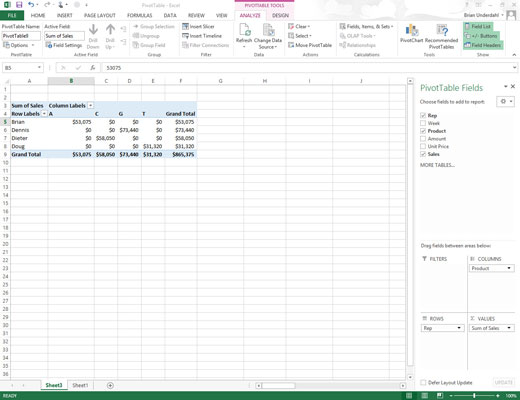 How to Add Calculated Fields to Pivot Tables in Excel 2013 dummies