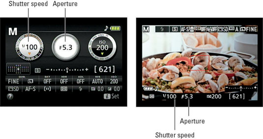 How to Adjust Aperture and Shutter Speed on Your Nikon D5300 dummies