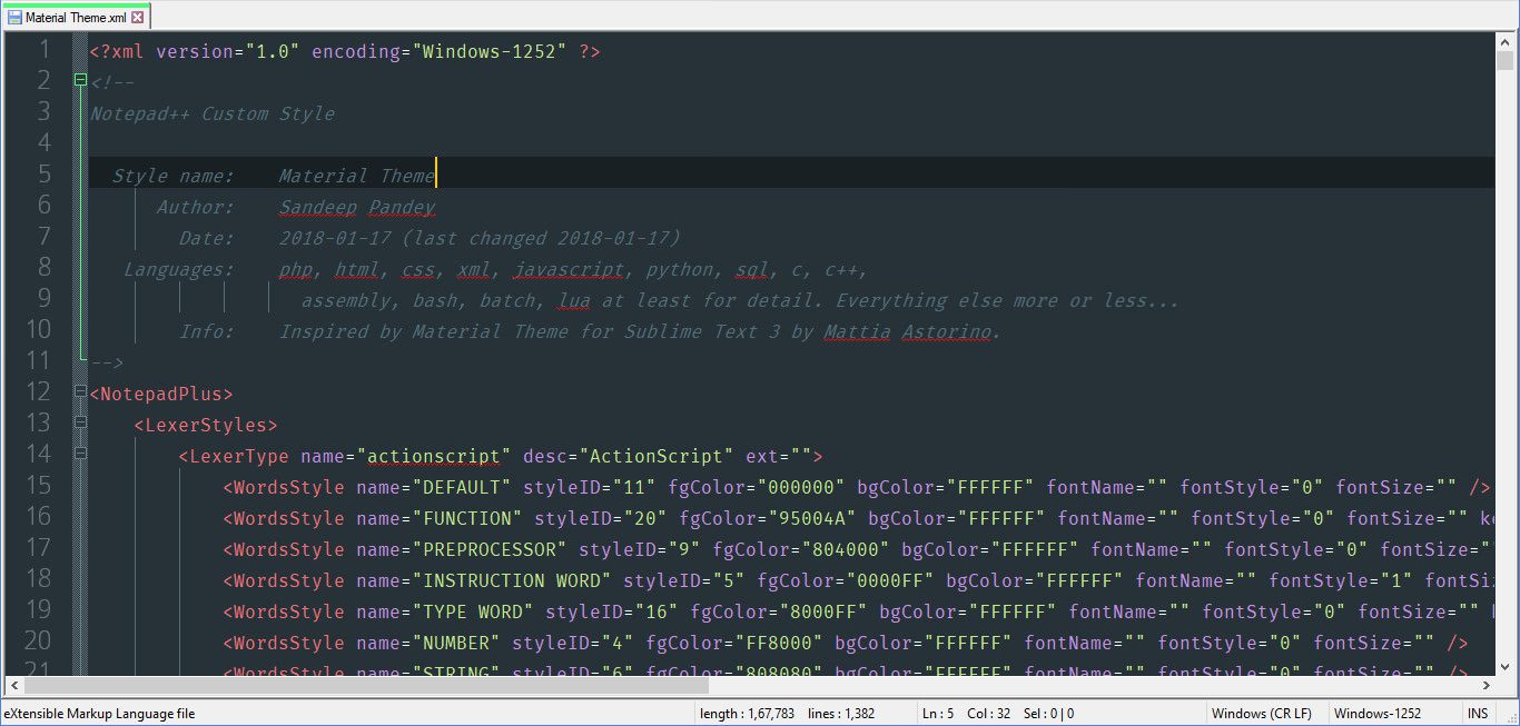 14 Best NOTEPAD++ themes for developers ( Dark & elegant)
