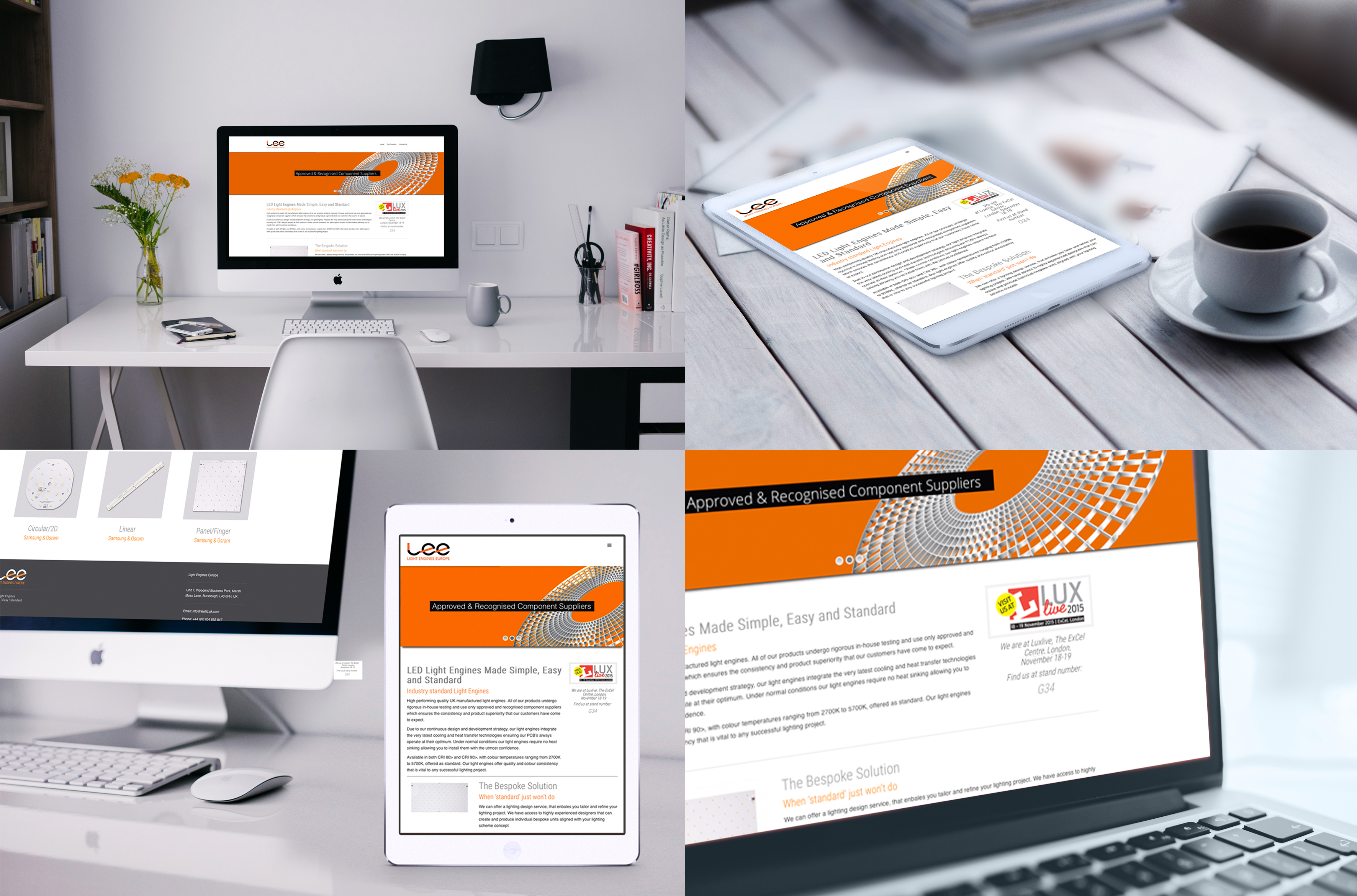 LEE LED Lighting Company Branding Programme Dune Design