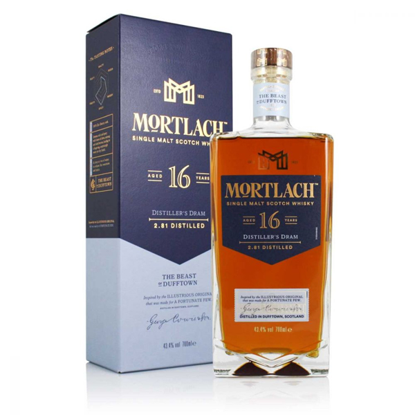 MORTLACH 16 Year Old, Distillers Dram Single Malt Bottle (70cl) 43.4