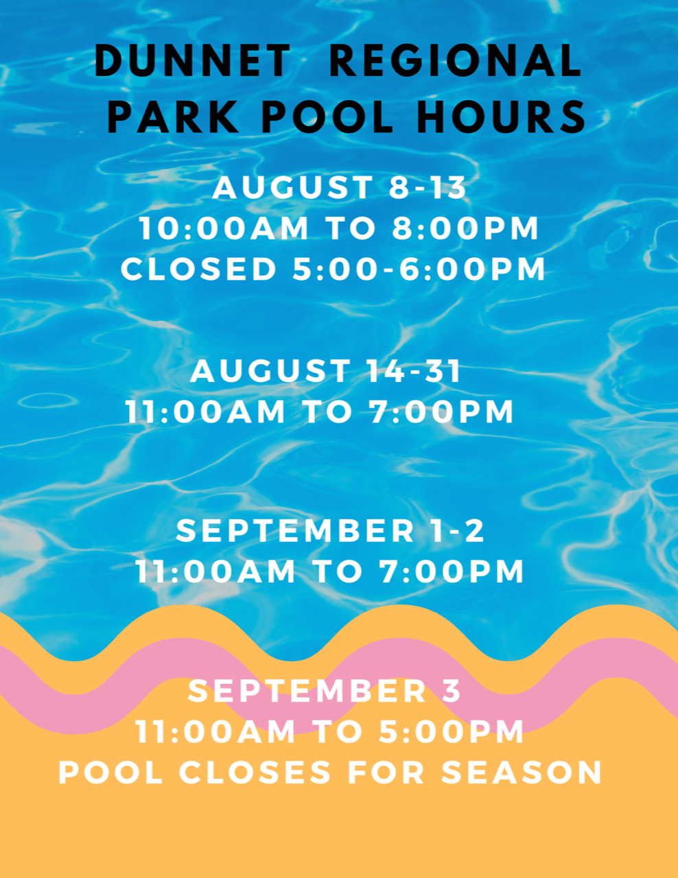 poolhours Regional Park